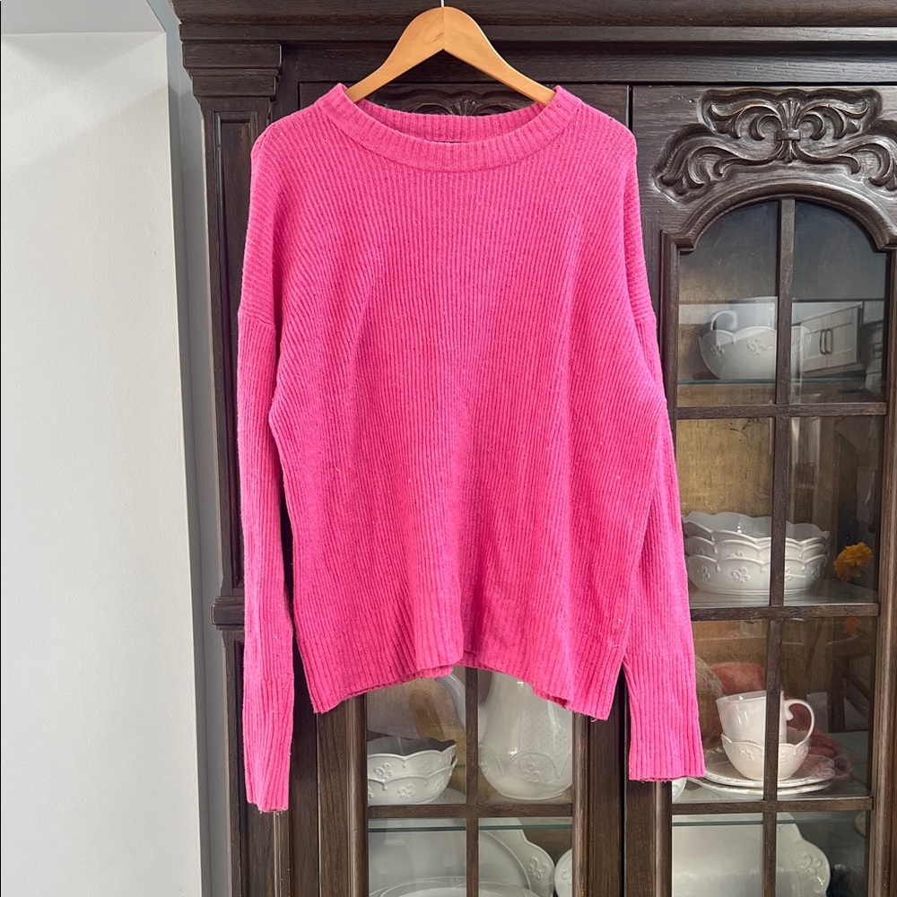Something Navy Pink Women's Sweater